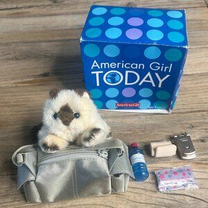 American Girl Marisol Luna Dance Duffel Set & Cat, Complete, Retired, With Box